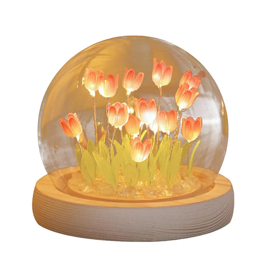 Artificial Tulip Flower LED Night Lamp