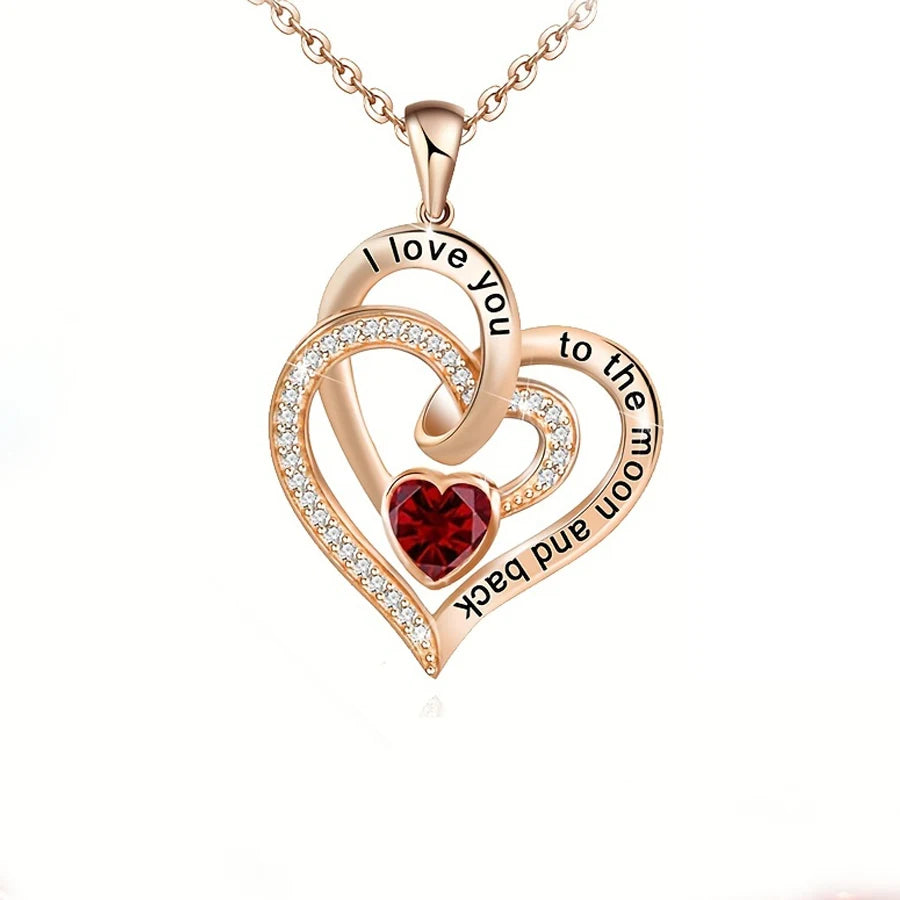 Luxury Zircon Heart Necklace