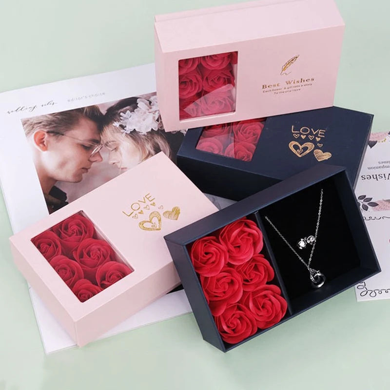 Eternal Rose Gift Box Jewelry Packaging