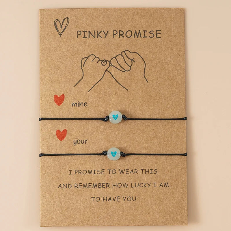 Pinky Promise Luminous Bracelets