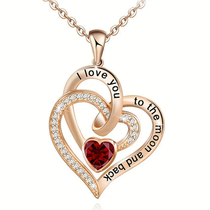 Luxury Zircon Heart Necklace