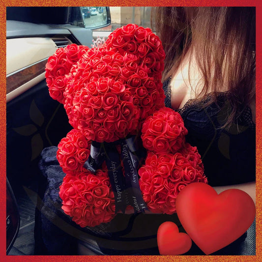 Valentine’s Day Rose Bear Gift