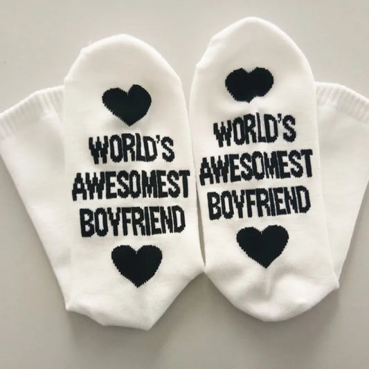 2025 Hot for Boyfriend Cotton Socks Ankle Small Love Gift Anniversary Girlfriend Present Party Wedding Valentines Day Favor