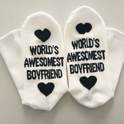 Cotton Ankle Socks Love Gift