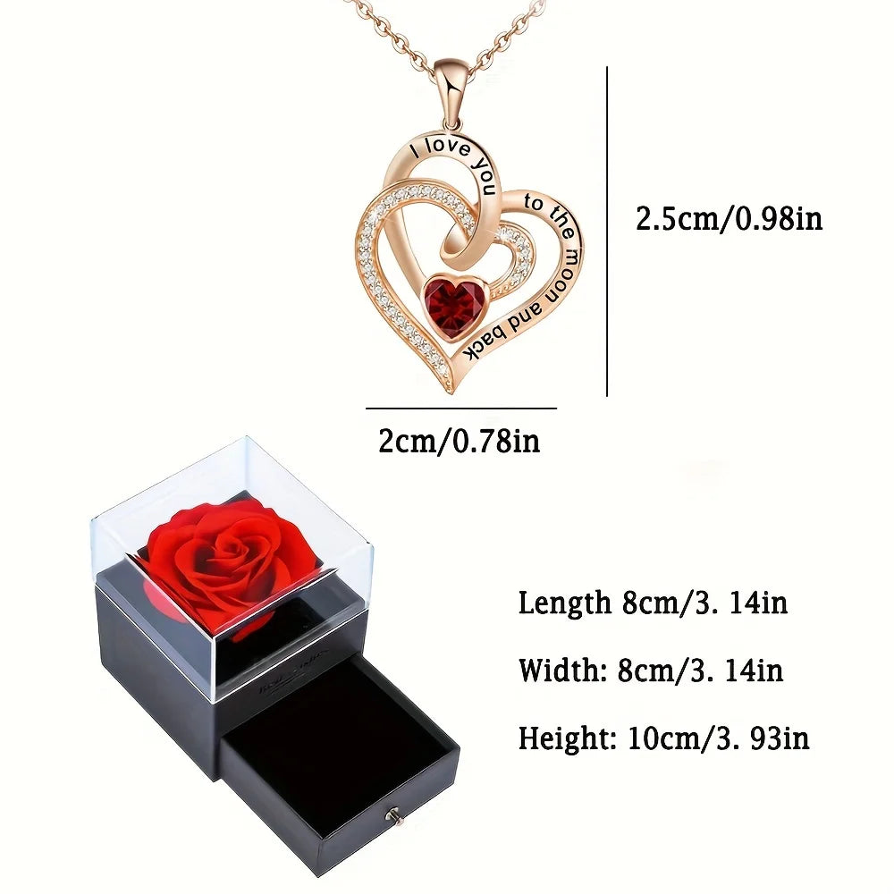 Luxury Zircon Heart Necklace